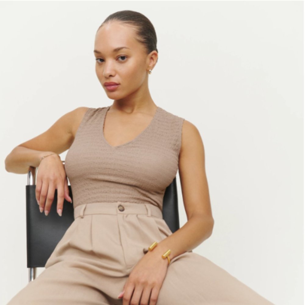 Reformation Alivia Knit Top